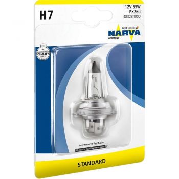 Купить автомобильную лампу Лампа Narva галогенова 12V H7 55W Px26D (NV_48328.1B) | Фото 1