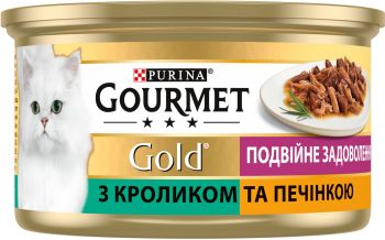 Gourmet Gold з кроликом та печінкою 85 г (7613031381081) | Фото 2