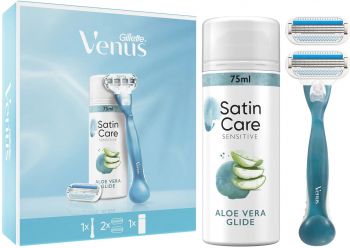 Подарунковий набір Бритва Gillette Venus Smooth з 2 змінними картирджами + Гель для гоління Gillette Подарунковий набір Бритва Gillette Venus Smooth з 2 змінними картирджами + Гель для гоління Gillette | Фото 6