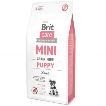 Сухой корм для щенят мініатюрних порід Brit Care Mini Grain Free Puppy 7 кг (8595602520152) | Фото 1