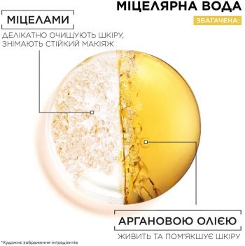 Міцелярна вода Garnier Skin Naturals двофазна з оліями 400мл (3600541744455) Міцелярна вода Garnier Skin Naturals двофазна з оліями 400мл (3600541744455) | Фото 8