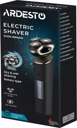 Купить электробритву Електробритва ARDESTO SHRR-B8WDR Black | Фото 6