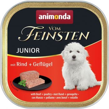 Vom Feinsten для цуценят з яловичиною та птицею 150 г (4017721826204) | Фото 1