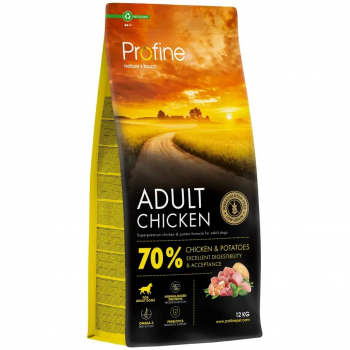 Сухий корм для дорослих собак Profine Chicken and Potatoes для всіх порід з куркою та картоплею 12кг | Фото 1