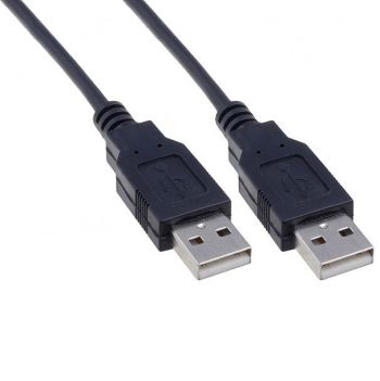 DIGITUS USB 2.0 AM/AM 1.0m, black (AK-300100-010-S) DIGITUS USB 2.0 AM/AM 1.0m, black (AK-300100-010-S) | Фото 2