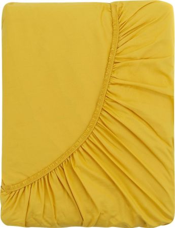 Простирадло на резинці ARDESTO Mix&Match, 160х200+30см, 100% бавовна, сатин, сонячна (ART1620FSS) | Фото 4