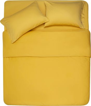 Купить простыню Простирадло на резинці ARDESTO Mix&Match, 180x200+30см, 100% бавовна, сатин, сонячний (ART1820FSS) | Фото 1