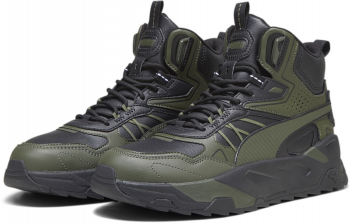 Черевики чоловічі Puma Trinity Mid Hybrid L 393985-04 41 (7.5 UK) чорні/оливкові (4099684648437) | Фото 4