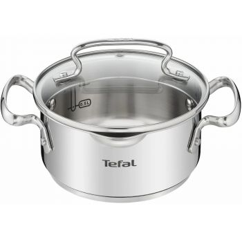 Каструля TEFAL DUETTO+, 1.5л, з кришкою, нержавюча сталь, скло (G7194236) | Фото 1