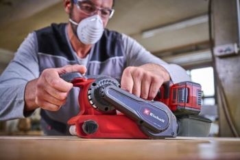 Шліфмашина стрічкова акумуляторна EINHELL TP-BS 18/457 Li 18В (без АКБ та ЗП) (4466270) | Фото 3