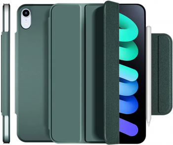 Чохол-книжка BeCover Magnetic Buckle для APPLE iPad mini 6 2021 Dark Green (706826) | Фото 1