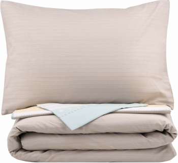 Набір постільної білизни 1,5сп ARDESTO Gloria, 160х220см, сатин, смужки, коричневий (ART1622RB) Набір постільної білизни 1,5сп ARDESTO Gloria, 160х220см, сатин, смужки, коричневий (ART1622RB) | Фото 4