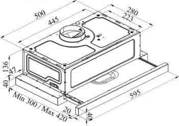 Витяжка ARDESTO HT-F900MBL Витяжка ARDESTO HT-F900MBL | Фото 2