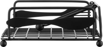 Серветниця ARDESTO Midori 18х18х7см, металл, чорний (AR0906B) | Фото 2