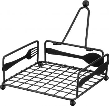 Серветниця ARDESTO Midori 18х18х7см, металл, чорний (AR0906B) | Фото 3