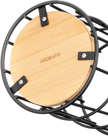 Підставка для столового приладдя ARDESTO Midori 11х11х17см, чорний (AR0905B) Підставка для столового приладдя ARDESTO Midori 11х11х17см, чорний (AR0905B) | Фото 3