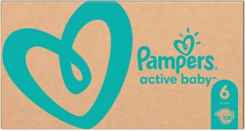 Підгузки PAMPERS Active Baby Giant (13-18 кг) Мега Супер 128 шт (8006540032688) | Фото 2