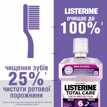LISTERINE Total Care 250 мл (3574661057071) | Фото 8
