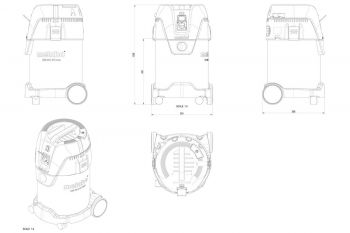 METABO ASA 30 L PC Inox (602015000) METABO ASA 30 L PC Inox (602015000) | Фото 3