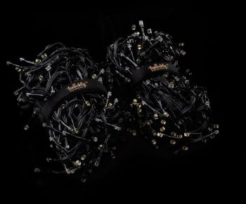 Гірлянда Twinkly Cluster AWW 400, BT+WiFi, Gen II, КАБЕЛЬ IP44 чорний (TWC400GOP-BEU) (ПУ) | Фото 4