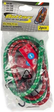 Ремені для закріплення багажу Poputchik Elastic Strap 80см*8мм 2шт (18224-IS) Ремені для закріплення багажу Poputchik Elastic Strap 80см*8мм 2шт (18224-IS) | Фото 2