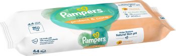 Серветки вологі дитячі Pampers Harmonie Protect&Care 44шт (8700216250641) | Фото 2