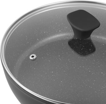 Сковорода глибока ARDESTO Gemini з кришкою 24 см, алюміній (AR1224A) | Фото 6