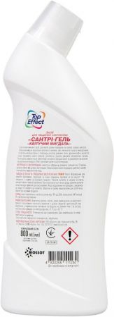 Засіб для сантехніки Сантрі-гель Top Effect Квітучий мигдаль 800мл (4820255111230) Засіб для сантехніки Сантрі-гель Top Effect Квітучий мигдаль 800мл (4820255111230) | Фото 2