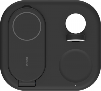 Бездротовий зарядний пристрій BELKIN 3в1 Magnetic Foldable Black (WIZ029VFBK) | Фото 10