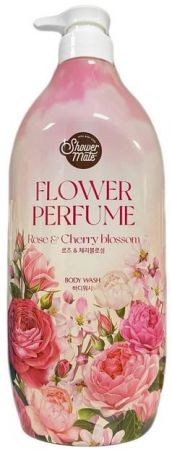 Гель для душу KERASYS Shower Mate Perfumed Rose&Cherry Blossom, 900 мл (8801046259863) Гель для душу KERASYS Shower Mate Perfumed Rose&Cherry Blossom, 900 мл (8801046259863) | Фото 1