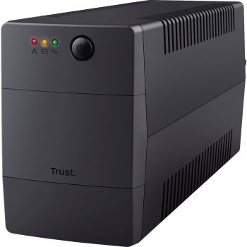 Купить источник бесперебойного питания (ИБП) ДБЖ TRUST Maxxon 800VA UPS Black (23503_TRUST) | Фото 1