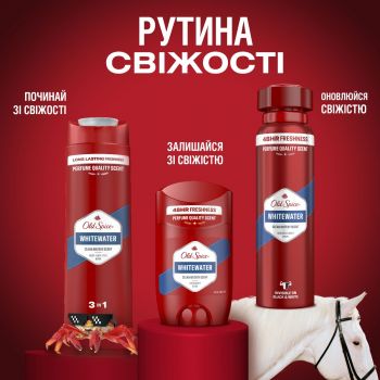 Купить гель и скраб для тела Гель для душу Old Spice 3в1 Whitewater 250мл (8001090542922) | Фото 9