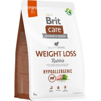 Корм для собак із зайвою вагою Brit Care Dog Hypoallergenic Weight Loss гіпоалерг. з кроликом 3кг (8595602559176) | Фото 1