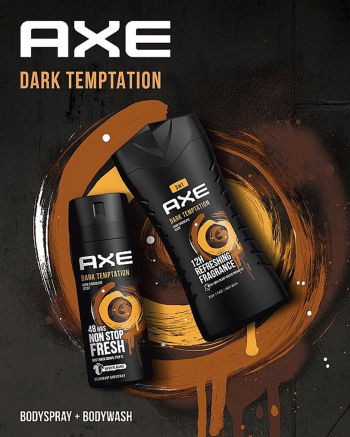 Гель для душу AXE Dark Temptation 400 мл (8710447284094) Купить гель и скраб для тела Гель для душу AXE Dark Temptation 400 мл (8710447284094) | Фото 3