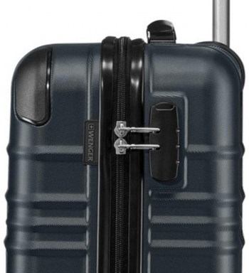 Валіза WENGER, Amplar, велика, пластик, 4 колеса, синя (653141) | Фото 2
