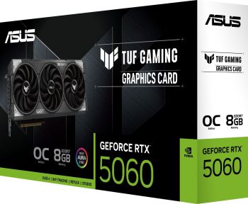 Відеокарта ASUS GeForce RTX 5060 8GB GDDR7 TUF Gaming OC (90YV0N00-M0NA00) | Фото 1