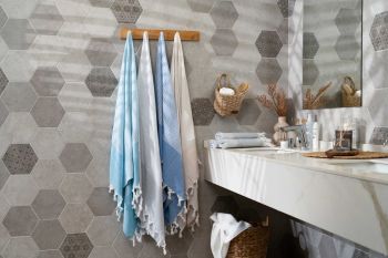 Купить полотенце Рушник ARDESTO SPA 90х180см, синій (ART2690BL) | Фото 7