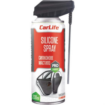 Силіконове мастило CarLife Silicone spray 200мл (CF206) Силіконове мастило CarLife Silicone spray 200мл (CF206) | Фото 1