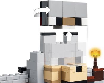Конструктор LEGO Minecraft Вовк із Цитаделі (21261) Конструктор LEGO Minecraft Вовк із Цитаделі (21261) | Фото 7