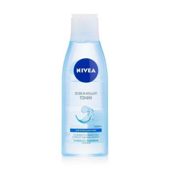 Тонік для нормальної та комбінованої шкіри Nivea освіжаючий 200мл (4006000032030) | Фото 1
