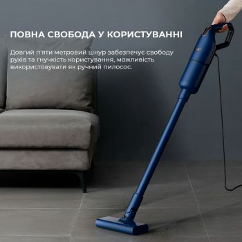 Пилосос без мішка Deerma Vacuum Cleaner Blue (DX1000W) Пилосос без мішка Deerma Vacuum Cleaner Blue (DX1000W) | Фото 4