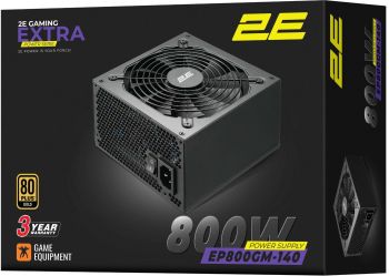 Блок живлення 2E GAMING Extra Power (800W) (2E-EP800GM-140) Блок живлення 2E GAMING Extra Power (800W) (2E-EP800GM-140) | Фото 10