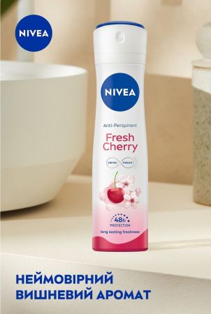 Антиперспірант NIVEA deo Свіжа вишня 150 мл (4006000009124) | Фото 2