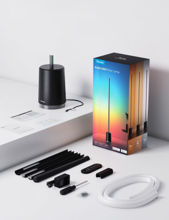 Торшер розумний Govee H6072 Lyra, 1500Lm, RGBICWW, WI-FI/Bluetooth, сірий (H6072382) Торшер розумний Govee H6072 Lyra, 1500Lm, RGBICWW, WI-FI/Bluetooth, сірий (H6072382) | Фото 11