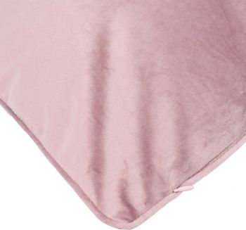 Подушка ARDESTO 45х45см, велюр, 100% поліестер, пудровий (ART1032PP) | Фото 3