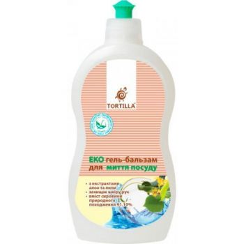 Еко гель-бальзам для миття посуду Tortilla 500мл (4820178061414) Еко гель-бальзам для миття посуду Tortilla 500мл (4820178061414) | Фото 1