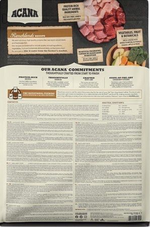 Сухий корм Acana Ranchlands зі смаком яловичини, ягняти, свинини, бізона, судака 2 кг Сухий корм Acana Ranchlands зі смаком яловичини, ягняти, свинини, бізона, судака 2 кг | Фото 4