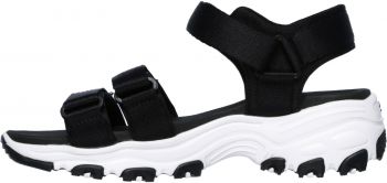 Сандалі жіночі Skechers D'Lites - Fresh Catch 31514 BLK 39 (9 US) чорно-білі (KW4501-90	) | Фото 3