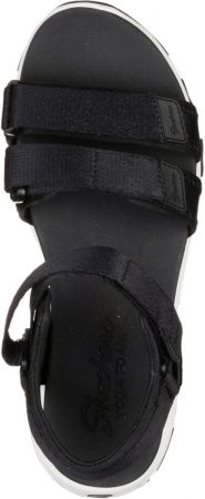 Сандалі жіночі Skechers D'Lites - Fresh Catch 31514 BLK 39 (9 US) чорно-білі (KW4501-90	) | Фото 4