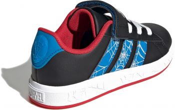 Кеди дитячі ADIDAS Grand Court Spider-Man EL K JQ8073 30 (11.5K UK) чорні (4068801292686) | Фото 4